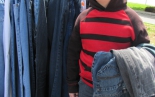 Area youth received blue jeans from the generous donations of Teens for Jeans and DoSomething.org.